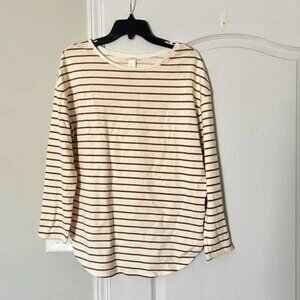 stripe long sleeve shirt